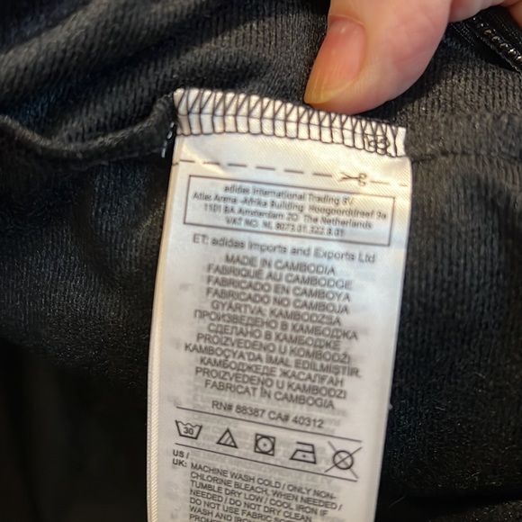 Black Adidas Zip Up Lightweight Running Jacket. Size XL. NWT! Mens - Picture 4 of 4